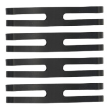4 Pieces Silicone Rubber Bands Bowl H Bands for Backpacking Game Box C