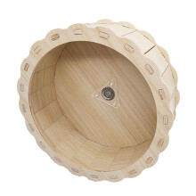 Hamster Wooden Running Wheel Exercise Wheels Toy for Guinea Pig Rat He