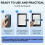New Remote Control Page Turner Camera Camcorder Remote Control Extenders for  Paperwhite Oasis Kobo Ereaders 5