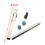 Pool Cue Stick Professional with Chalk with White PU Leather Case Pool 2