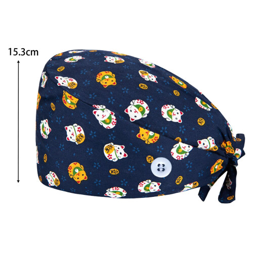 Scrub Cap Uniform Accessories Working Hat for Beauty Salon Workers Mas 1