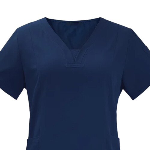 Female Scrub Set Short Sleeves Machine Washable with Pockets Nursing U 2