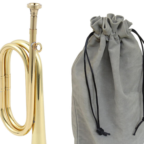 Scouting Trumpet Bugle with Mouthpiece Marching Bugle for Beginner Ban 2