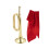 Scouting Trumpet Bugle with Mouthpiece Marching Bugle for Beginner Ban 1