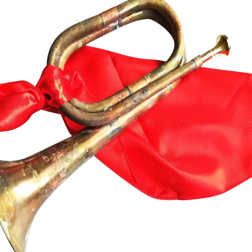Scouting Trumpet Bugle with Mouthpiece Marching Bugle for Beginner Ban 2