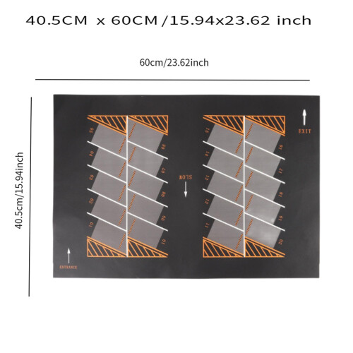 1:64 Parking Mat Non Slip Scene Display for Model Vehicle Layout Diora 1