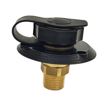 RV Water Inlet Connection RV Water Inlet for Marine Trailer Black