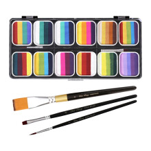 Face Body Paint Palette Washable Vibrant Colors for Party Festival Hal
