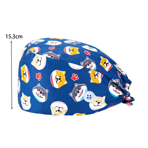 Scrub Cap Uniform Accessories Working Hat for Beauty Salon Workers Mas 1