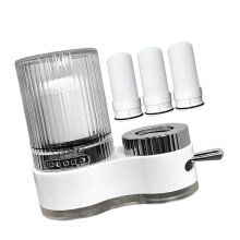 Faucet Water Filter Reusable Washable with Adapters for Kitchen Counte