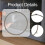 Microwave Turntable Ring Parts Professional Lightweight Rotating Ring 3