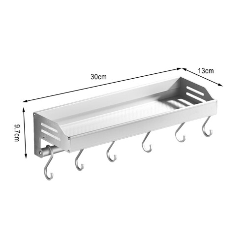 Bathroom Floating Shelves Space Saving Modern Kitchen Wall Shelf with 1