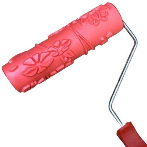 178mm Texture Rubber Paint Roller Brush Decorative Tool for House Vers 2