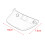 Motorcycle Helmet Visor Peak 3 Snap for Helmets with 3 Buttons Replace 2