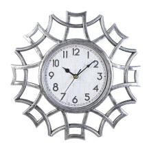 Retro Design Wall Clock Small Mute Stylish 10 inch for Kitchen Bedroom