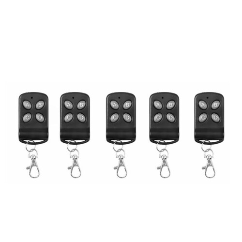 433Mhz Duplicator Wireless Cloning Remote Control 4CH Electric Copy Controller RF Wireless Transmitter for Garage Door,A