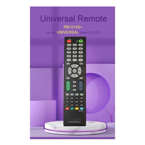 Universal Remote Control RM-014S+ Multi-Device Compatibility, Easy Setup for TV, DVD 2