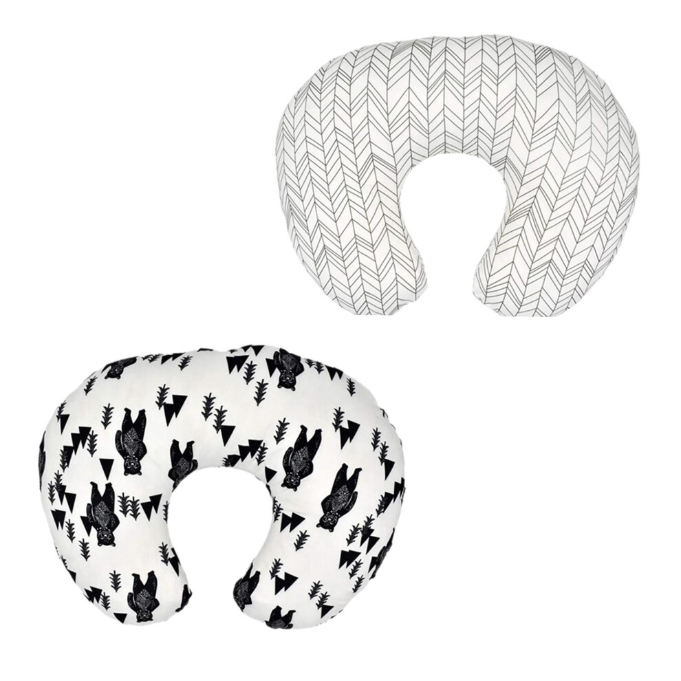2Pcs Baby Breast Feeding Pillow Cover Nursing Pillowcase Cover for Gif
