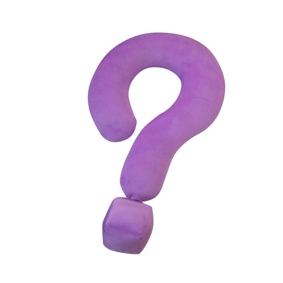 Soft Throw Pillow Lightweight Question Mark Pillow for Office Girls Be