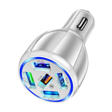 5 Port Fast Car Charger USB QC3.0 Car Phone Charger for Phones GPS Car