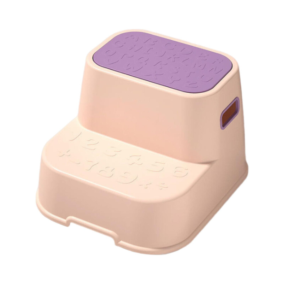 Step Stool Double up Toddlers Step Stool for Playroom Entryway Bathroo