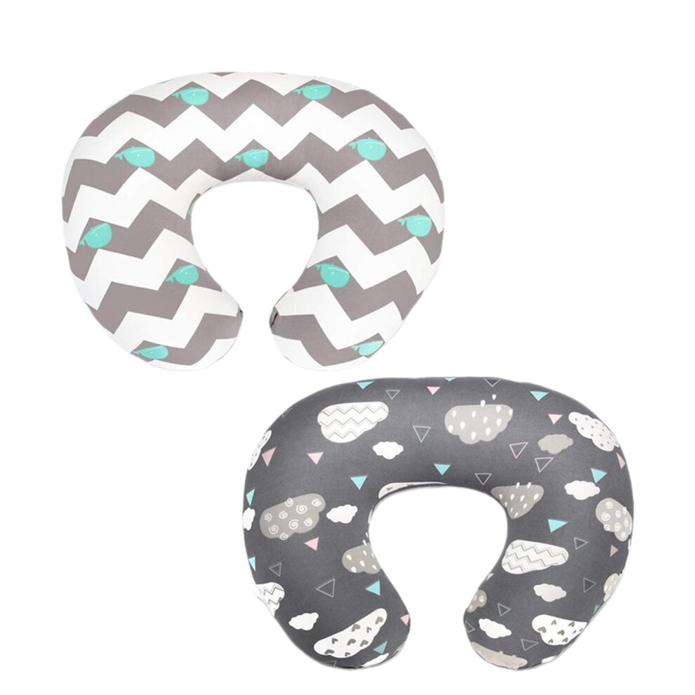 2Pcs Baby Breast Feeding Pillow Cover Nursing Pillowcase Cover for Gif