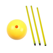 Football Sign Rod Detachable Portable with Base Soccer Agility Trainin