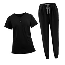 Women Scrub Uniform Set Nurse Work suits for Pet Grooming Beauty Cente