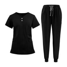 Women Scrub Uniform Set Nurse Work suits for Pet Grooming Beauty Cente
