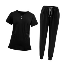 Women Scrub Uniform Set Nurse Work suits for Pet Grooming Beauty Cente