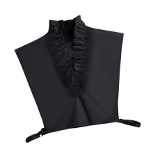 Ruffle False Collar Turtleneck Skirt Underneath Accessories Vest Fake