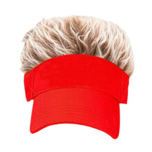 Men Hat with Hair Novelty Baseball Hat for Sports Outdoor Activities C