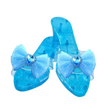 Princess Shoes Decor Jelly Sandals for Themed Party Role Play Children