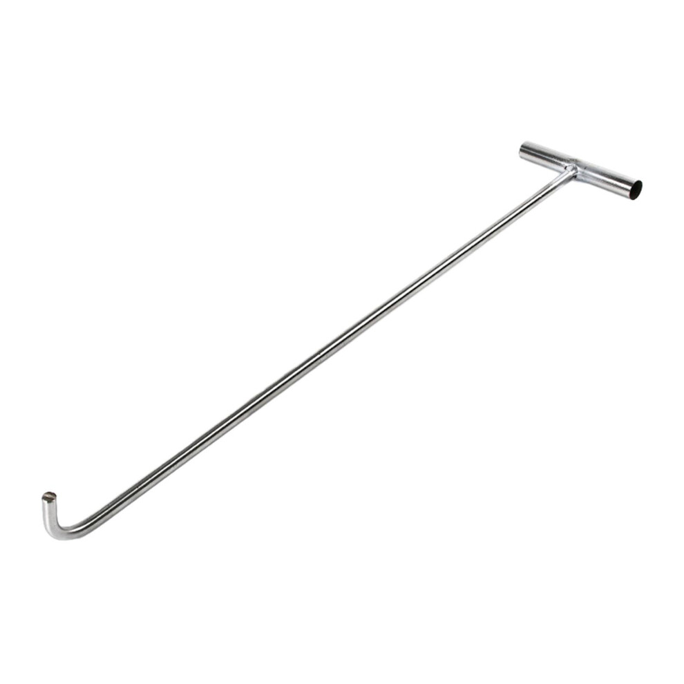 Manhole Hook Tool Trampoline Open Manhole Cover Steel Heavy Duty Singl 6902695957369