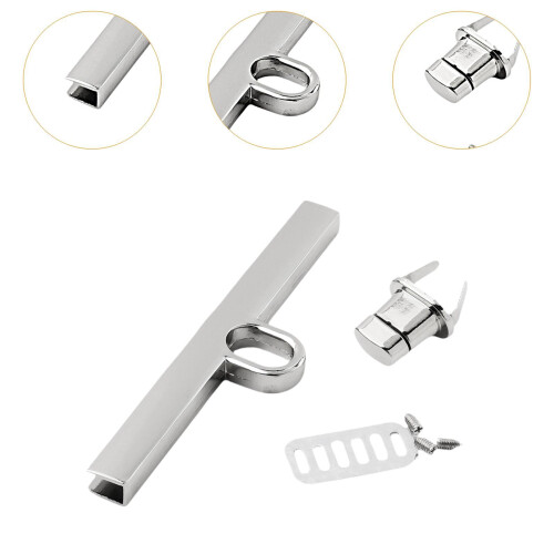 Turn Lock Clasp Set Twist Closure Clasp for Leather Crafts Shoulder Ba 2