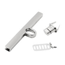 Turn Lock Clasp Set Twist Closure Clasp for Leather Crafts Shoulder Ba
