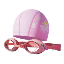 Swimming Goggles Cap Set Silicone Diving Decor Girls for Long and Shor