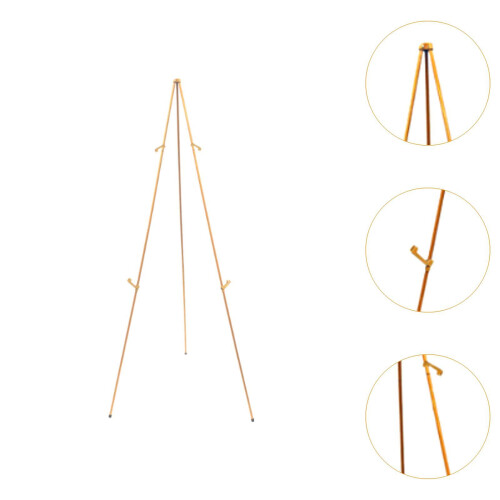 Telescoping Display Easel Folding Tripod Shelf for Artist Displaying D 2