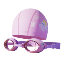 Swimming Goggles Cap Set Silicone Diving Decor Girls for Long and Shor