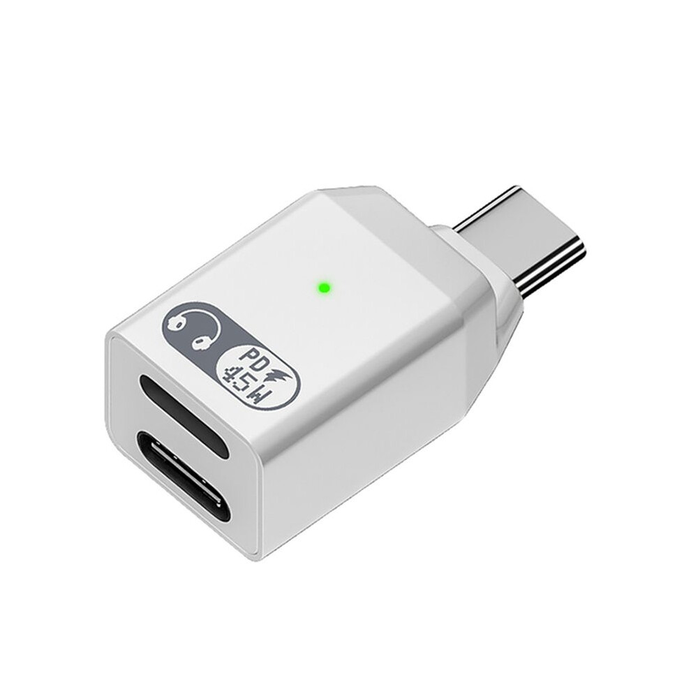 2-In-1 Headphone And Charger Adapter Pd 60W Fast Charging Type C Fast Charging Adapter Usb C Splitter For 16 B 6034189297351