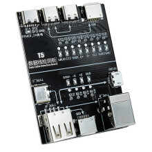 T5 -Off Data Cable Detection Board för Android Snabbladdning/Type-C/Micro-USB-Kabel Onormal Testning Snabbdetektor