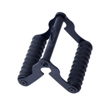 V Bar Landmine Handle Attachment Strength Training Exercise Metal Blac