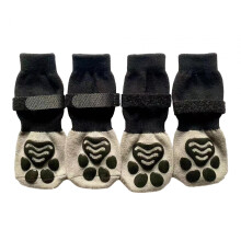2 Pairs Comfortable Pets Paw Protect Socks for Hiking Training Hardwoo