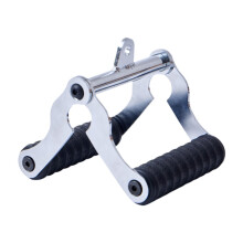 V Bar Landmine Handle Attachment Strength Training Exercise Metal Silv