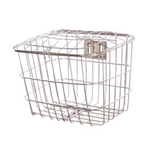 Bicycle Basket Universal Metal Storage Container for Outdoor Shopping