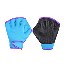 1 Pair Swimming Hand Paddles Gloves for Surfing Water Aerobics Profess