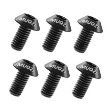 6Pcs Bike Disc Brake Rotor Bolts Bike Disc Bolts Lightweight T25 Screw