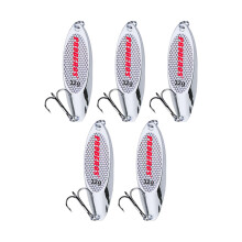 5 Pieces Fishing Spoons Lures Metal Vertical Bass Baits and Lures Fres