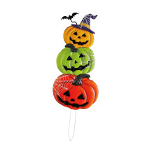Halloween Yard Stake Pumpkin Halloween Decor for Courtyard Pathway Far
