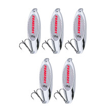 5 Pieces Fishing Spoons Lures Metal Vertical Bass Baits and Lures Fres